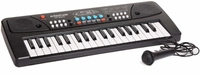 Kids Electronic Musical Keyboard Piano with Mic - Black
